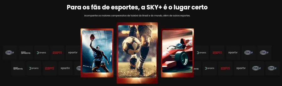 Sky+ On Demand - Canais Futebol ao Vivo