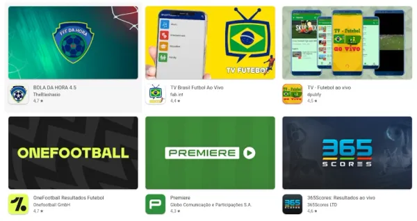 Aplicativos no Android Assistir Jogo de Futebol ao Vivo - Cruzeiro Esporte Clube